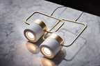 Adjustable Glass Pendant Light Art Deco Frosted Steel Dining Room Bedroom — Gold Rose Gold 4 to 7 Inch