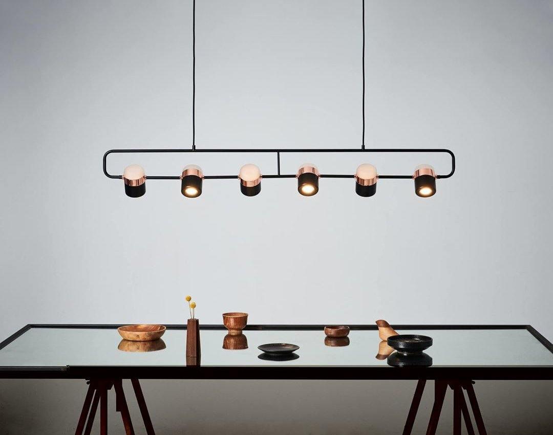 Adjustable Glass Pendant Light Art Deco Frosted Steel Dining Room Bedroom — Gold Rose Gold 4 to 7 Inch