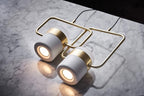 Adjustable Glass Pendant Light Art Deco Frosted Steel Dining Room Bedroom — Gold Rose Gold 4 to 7 Inch