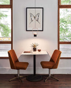 Adjustable Glass Pendant Light Art Deco Frosted Steel Dining Room Bedroom — Gold Rose Gold 4 to 7 Inch