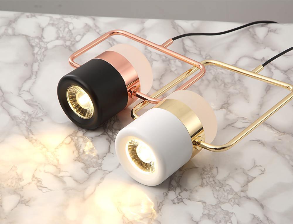 Adjustable Glass Pendant Light Art Deco Frosted Steel Dining Room Bedroom — Gold Rose Gold 4 to 7 Inch