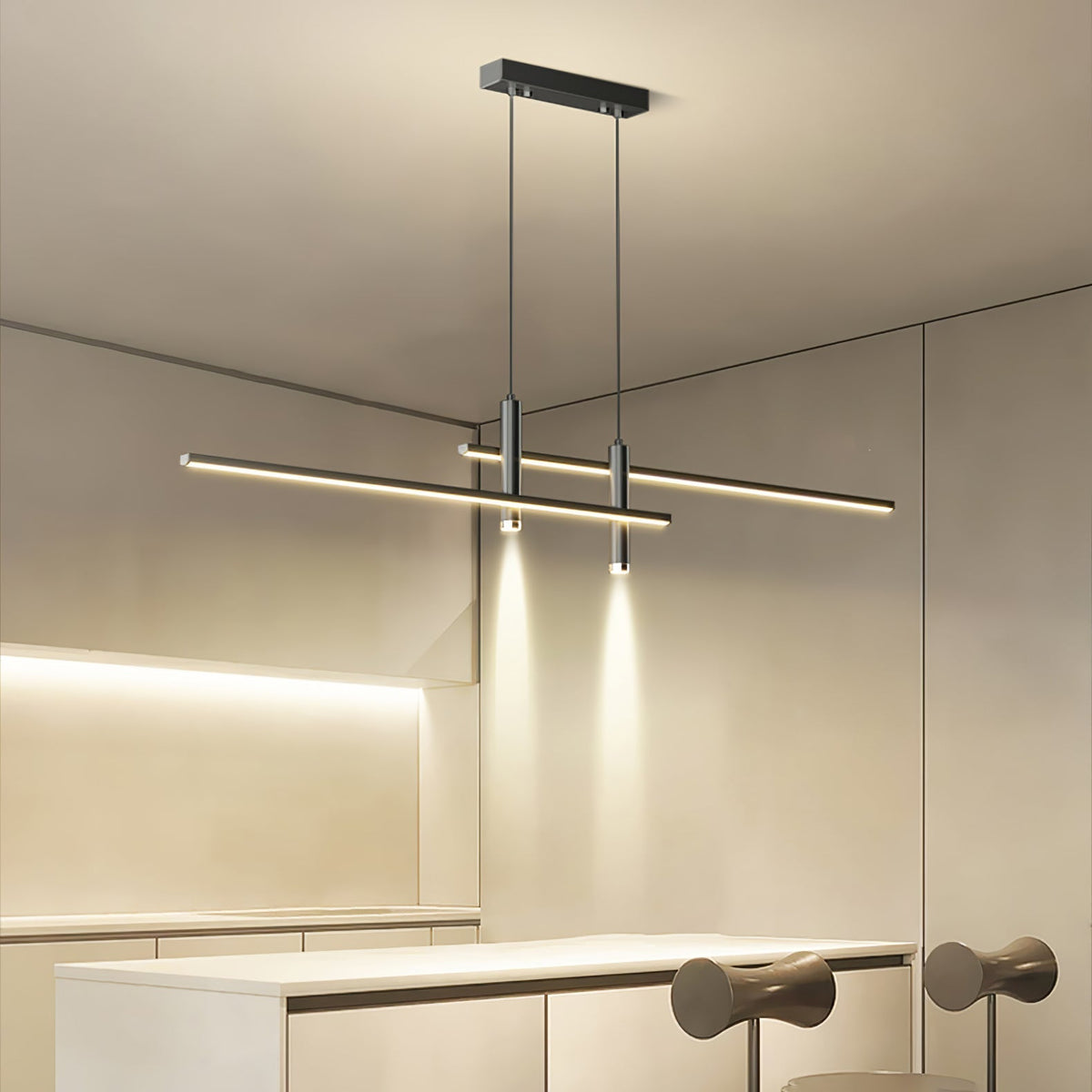 Prym Pendant Light Modern Linear Dining Room