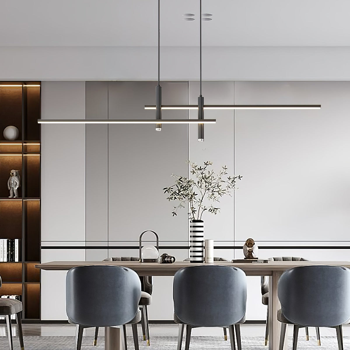 Prym Pendant Light Modern Linear Dining Room