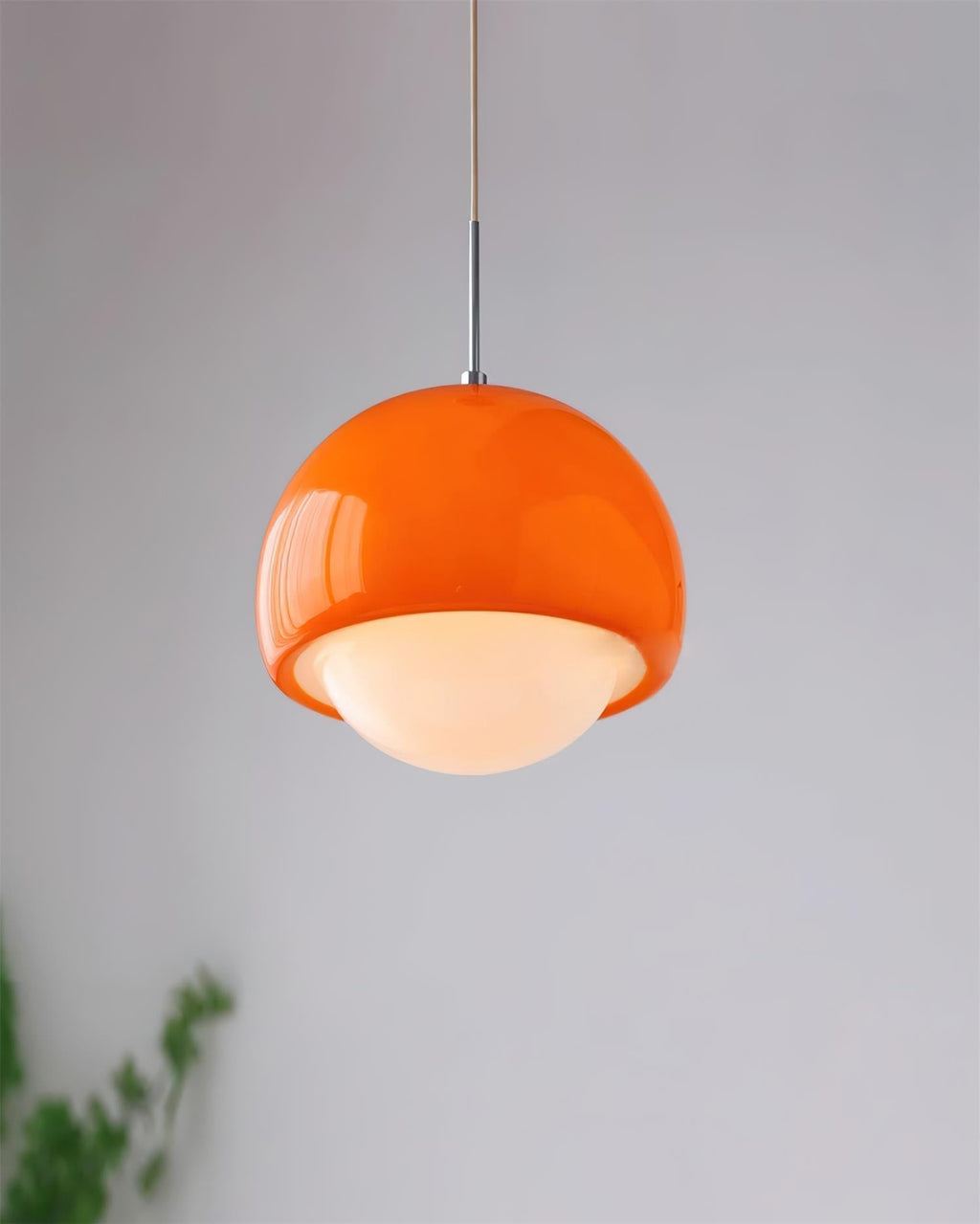 Pendant Light Glass Globe Retro Modern Style Colorful Soft Illumination