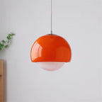 Pendant Light Glass Globe Retro Modern Style Colorful Soft Illumination