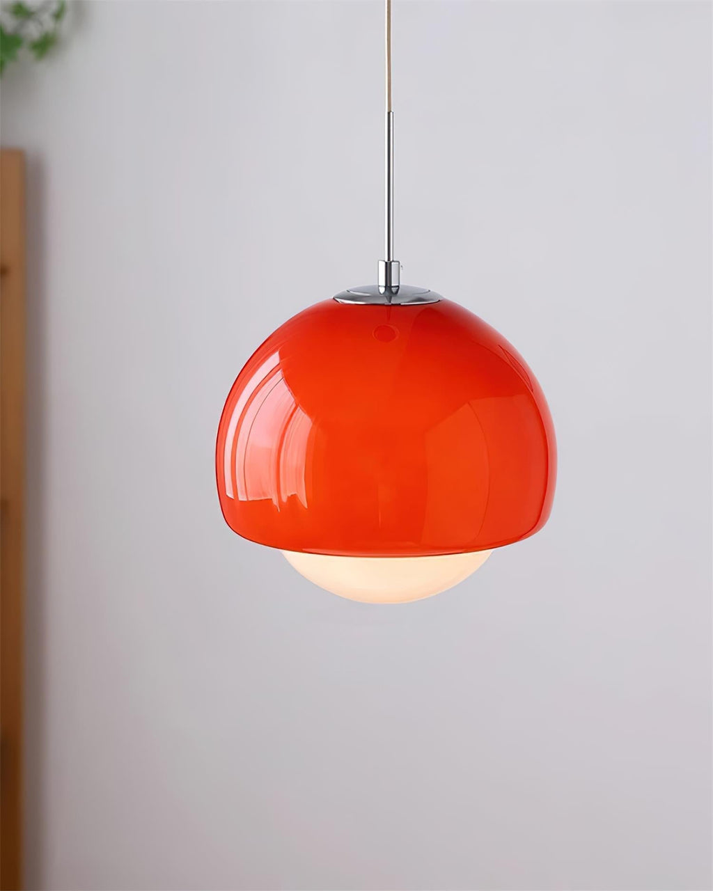 Pendant Light Glass Globe Retro Modern Style Colorful Soft Illumination