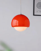 Pendant Light Glass Globe Retro Modern Style Colorful Soft Illumination
