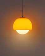 Pendant Light Glass Globe Retro Modern Style Colorful Soft Illumination
