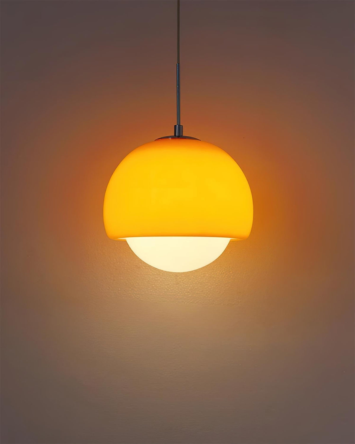 Pendant Light Glass Globe Retro Modern Style Colorful Soft Illumination