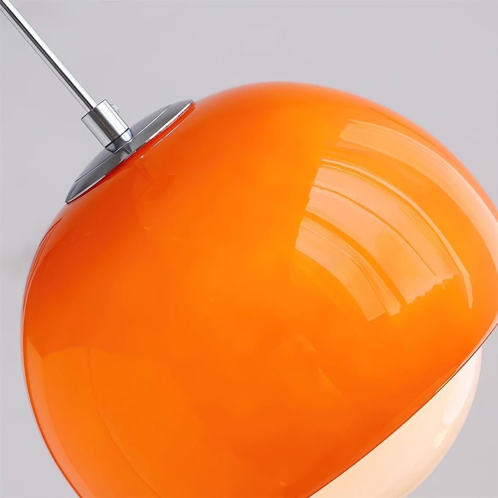 Pendant Light Glass Globe Retro Modern Style Colorful Soft Illumination