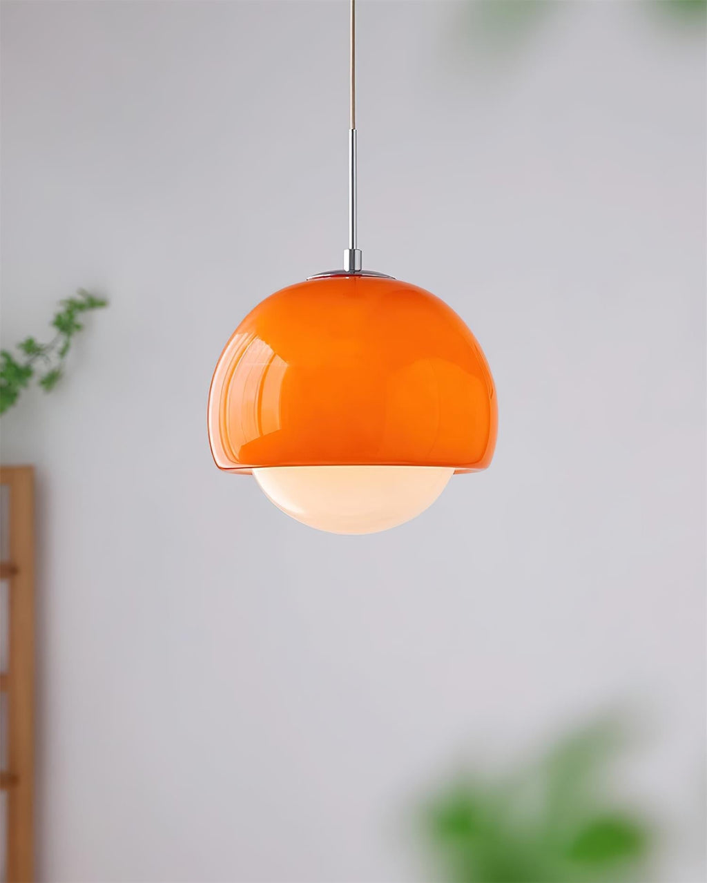 Pendant Light Glass Globe Retro Modern Style Colorful Soft Illumination