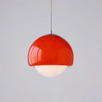 Pendant Light Glass Globe Retro Modern Style Colorful Soft Illumination