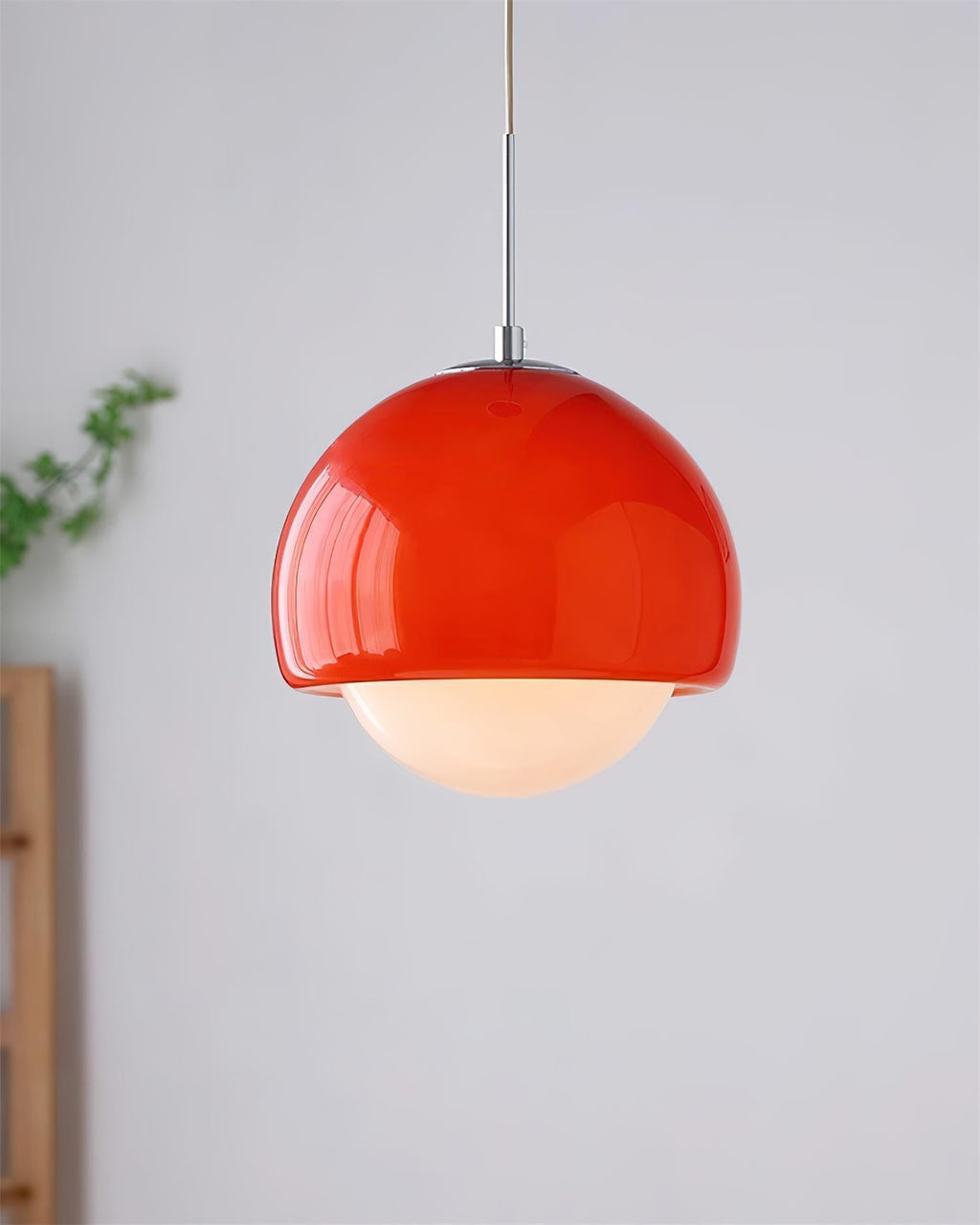 Pendant Light Glass Globe Retro Modern Style Colorful Soft Illumination