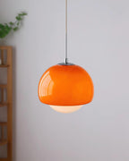 Pendant Light Glass Globe Retro Modern Style Colorful Soft Illumination
