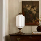 Lumi French Retro Cream Textured Glass Table Lamp Eloise Bedside Living Room — 15 Variants