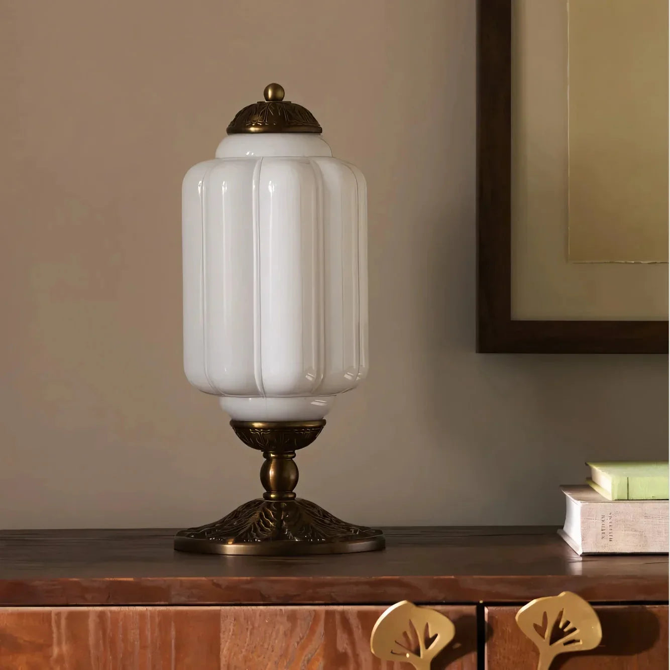 Lumi French Retro Cream Textured Glass Table Lamp Eloise Bedside Living Room — 15 Variants