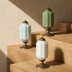 Lumi French Retro Cream Textured Glass Table Lamp Eloise Bedside Living Room — 15 Variants