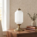Lumi French Retro Cream Textured Glass Table Lamp Eloise Bedside Living Room — 15 Variants