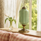 Lumi French Retro Cream Textured Glass Table Lamp Eloise Bedside Living Room — 15 Variants