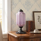 Lumi French Retro Cream Textured Glass Table Lamp Eloise Bedside Living Room — 15 Variants