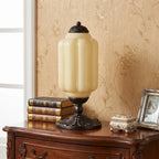 Lumi French Retro Cream Textured Glass Table Lamp Eloise Bedside Living Room — 15 Variants