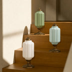 Lumi French Retro Cream Textured Glass Table Lamp Eloise Bedside Living Room — 15 Variants