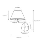Magdalene Wall Lamp Organic Stone LED Warm Light Bedroom Living Room — Multiple Sizes and Finishes