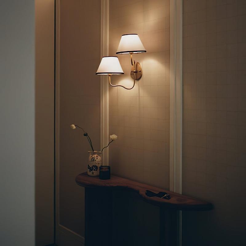 Magdalene Wall Lamp Organic Stone LED Warm Light Bedroom Living Room — Multiple Sizes and Finishes