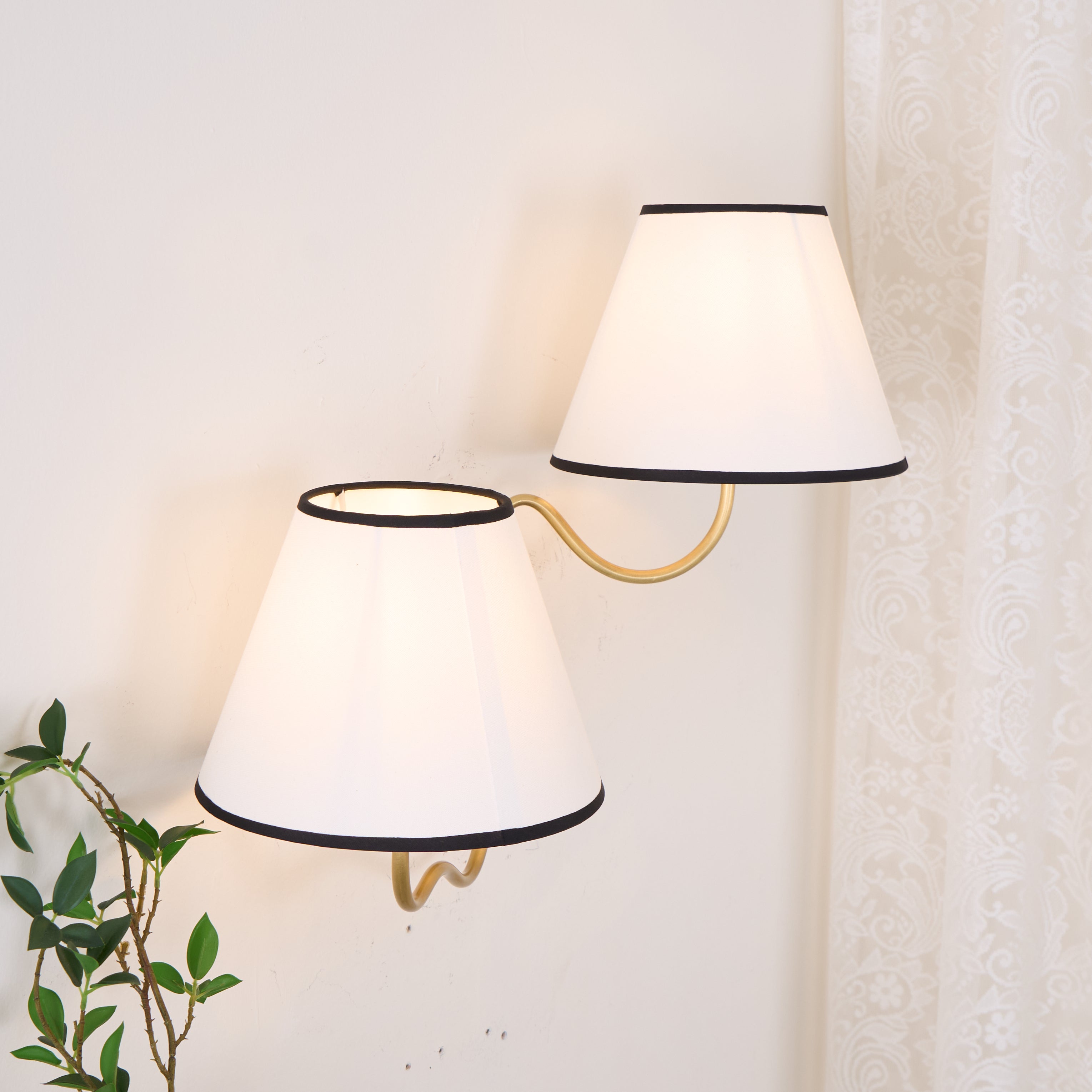 Magdalene Wall Lamp Organic Stone LED Warm Light Bedroom Living Room — Multiple Sizes and Finishes