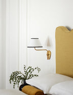 Magdalene Wall Lamp Organic Stone LED Warm Light Bedroom Living Room — Multiple Sizes and Finishes