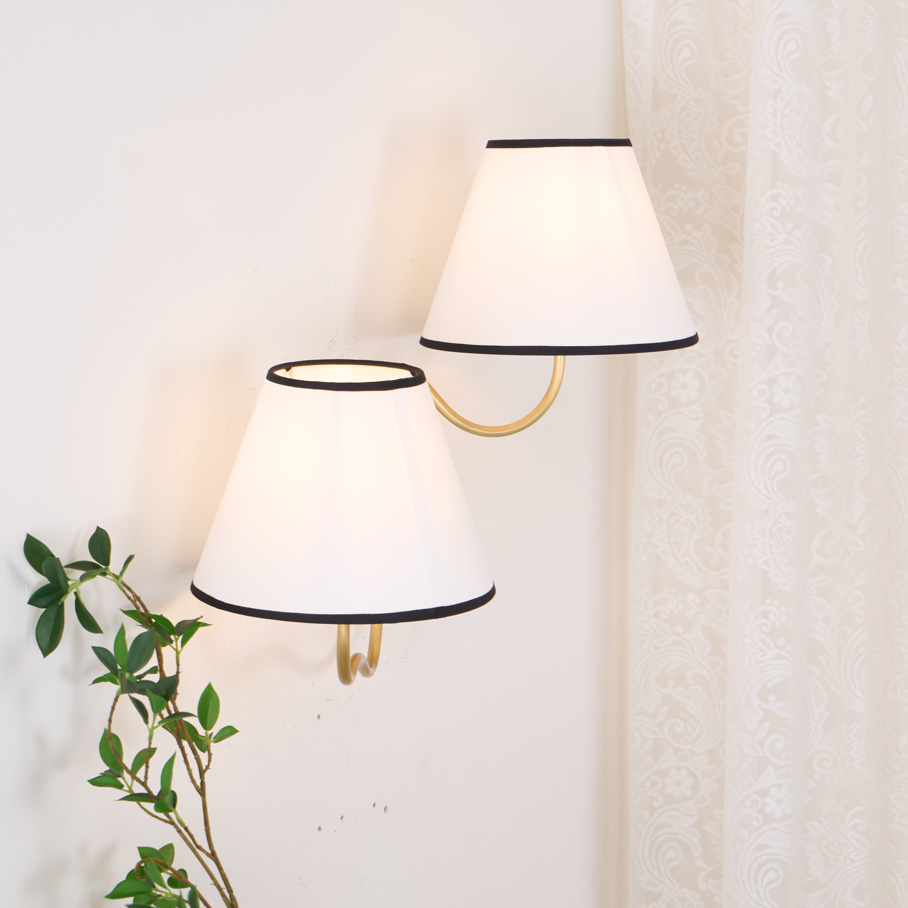 Magdalene Wall Lamp Organic Stone LED Warm Light Bedroom Living Room — Multiple Sizes and Finishes