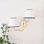 Magdalene Wall Lamp Organic Stone LED Warm Light Bedroom Living Room — Multiple Sizes and Finishes