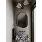 Magdalene Wall Lamp Organic Stone LED Warm Light Bedroom Living Room — Multiple Sizes and Finishes