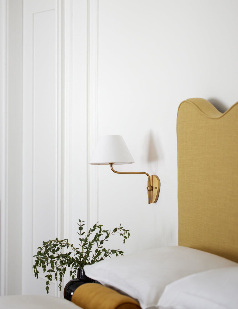 Magdalene Wall Lamp Organic Stone LED Warm Light Bedroom Living Room — Multiple Sizes and Finishes