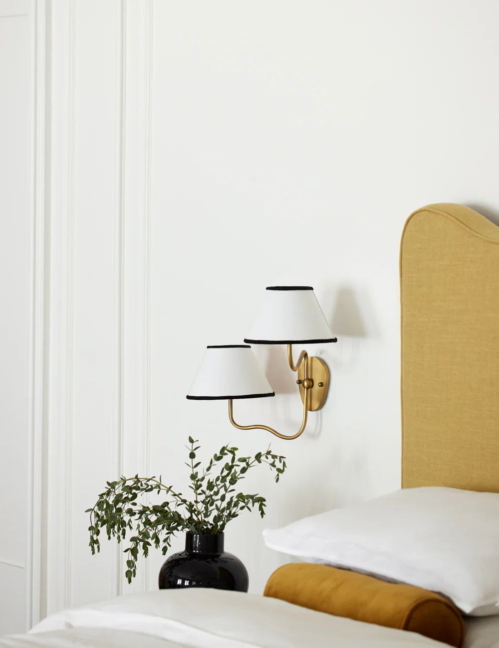 Magdalene Wall Lamp Organic Stone LED Warm Light Bedroom Living Room — Multiple Sizes and Finishes