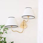 Magdalene Wall Lamp Organic Stone LED Warm Light Bedroom Living Room — Multiple Sizes and Finishes
