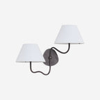 Magdalene Wall Lamp Organic Stone LED Warm Light Bedroom Living Room — Multiple Sizes and Finishes