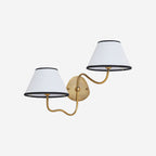 Magdalene Wall Lamp Organic Stone LED Warm Light Bedroom Living Room — Multiple Sizes and Finishes