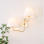 Magdalene Wall Lamp Organic Stone LED Warm Light Bedroom Living Room — Multiple Sizes and Finishes
