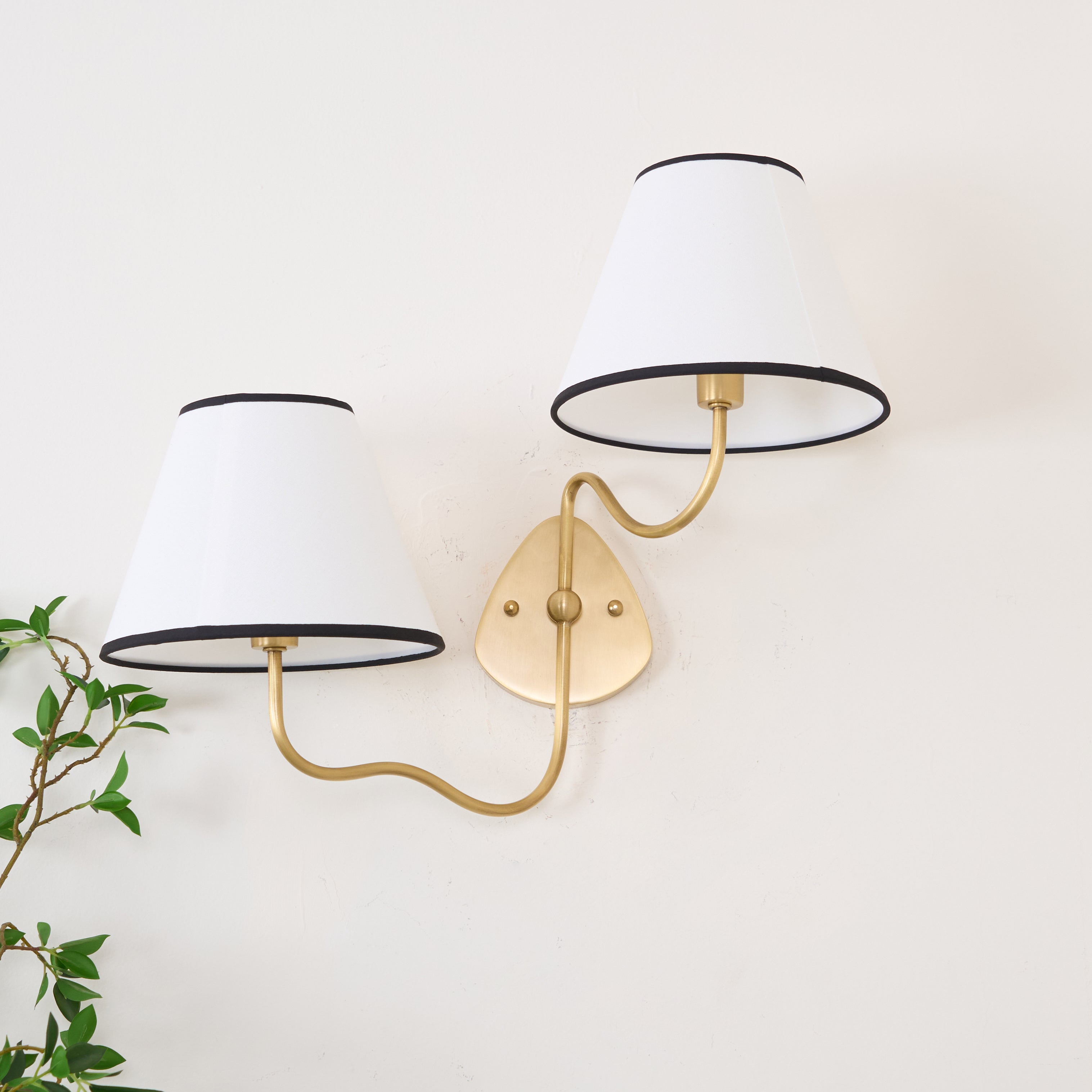 Magdalene Wall Lamp Organic Stone LED Warm Light Bedroom Living Room — Multiple Sizes and Finishes