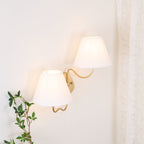 Magdalene Wall Lamp Organic Stone LED Warm Light Bedroom Living Room — Multiple Sizes and Finishes