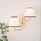 Magdalene Wall Lamp Organic Stone LED Warm Light Bedroom Living Room — Multiple Sizes and Finishes