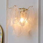 Evelo Petal Glass Wall Lamp – Elegant Floral Accent Lighting