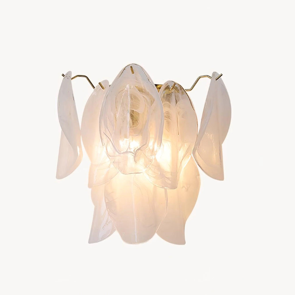 Evelo Petal Glass Wall Lamp – Elegant Floral Accent Lighting