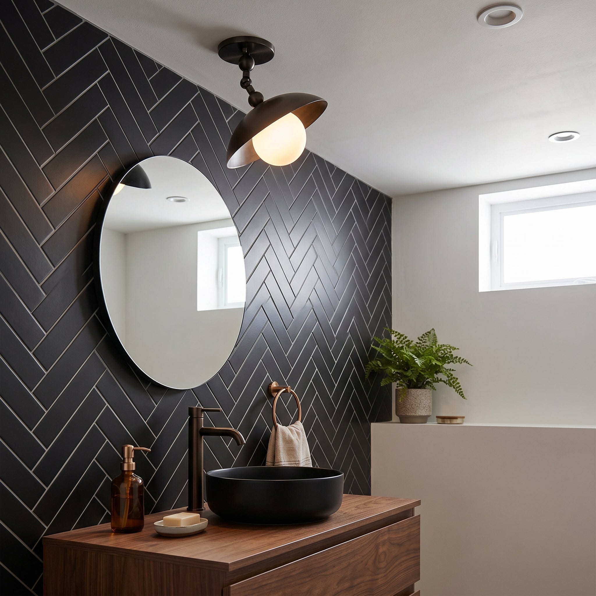 Marie Petite Flush Mount Surface Ceiling Lamp Organic Stone LED Bedroom Hallway — Multiple Finishes