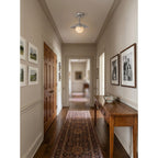 Marie Petite Flush Mount Surface Ceiling Lamp Organic Stone LED Bedroom Hallway — Multiple Finishes