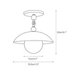 Marie Petite Flush Mount Surface Ceiling Lamp Organic Stone LED Bedroom Hallway — Multiple Finishes