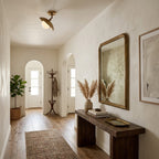 Marie Petite Flush Mount Surface Ceiling Lamp Organic Stone LED Bedroom Hallway — Multiple Finishes