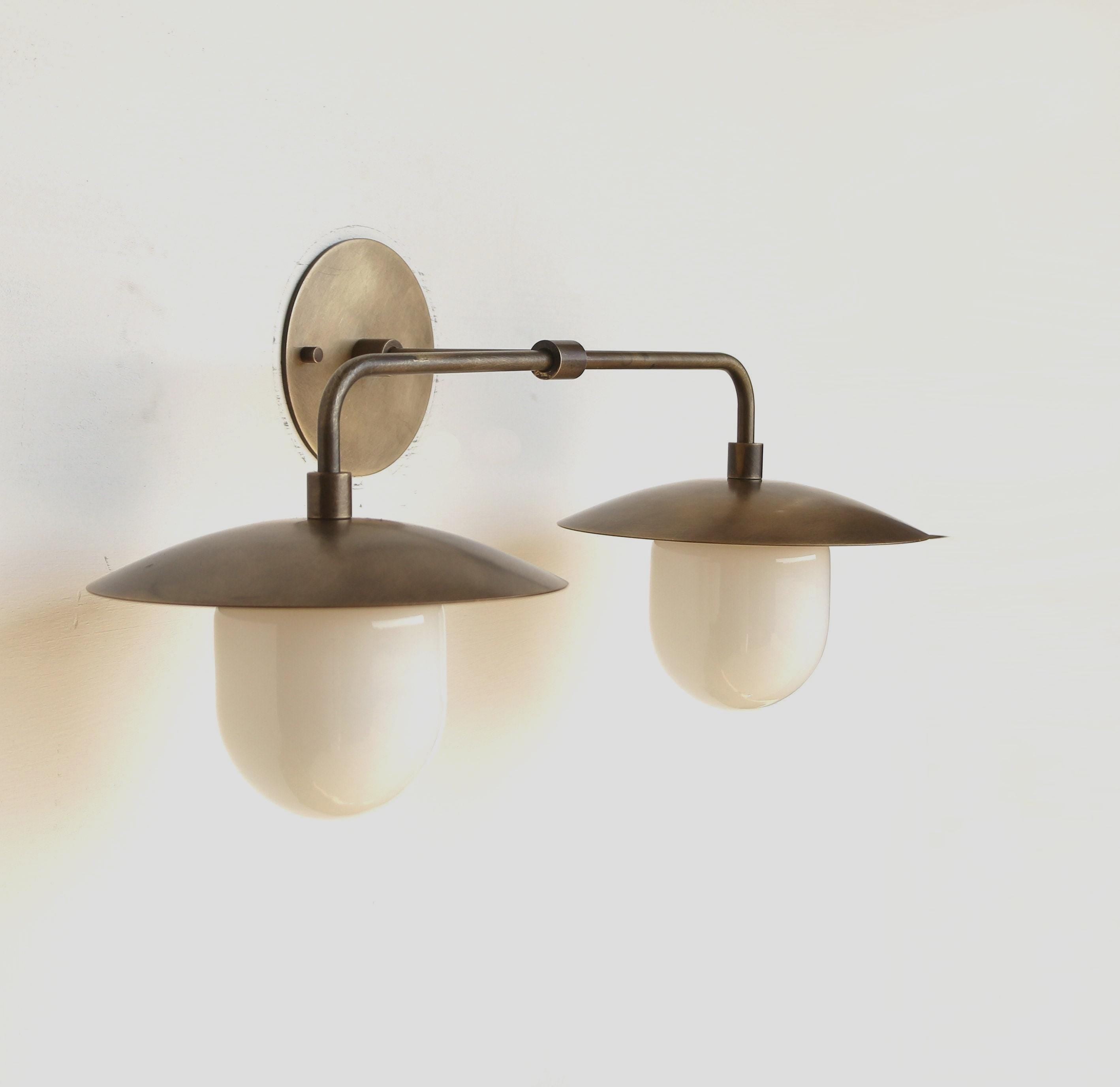Marie Petite Wall Lamp Organic Stone Resin LED Bedroom Living Room — 3 Size Options