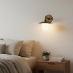 Marie Petite Wall Lamp Organic Stone Resin LED Bedroom Living Room — 3 Size Options